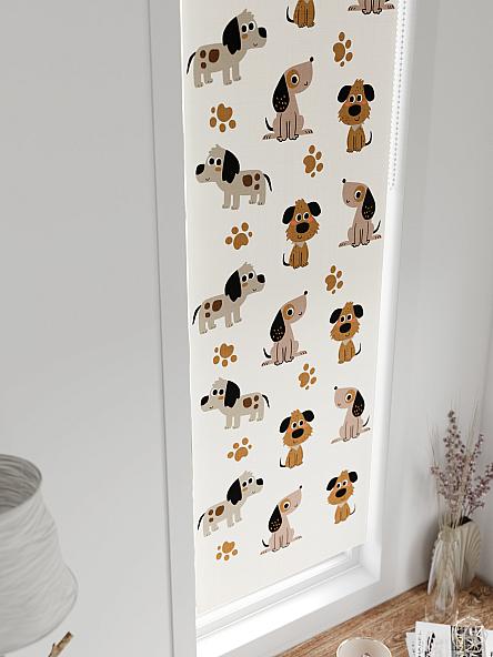 Рулонная штора для кухни для детской Ланетрикс - 617 - 52 см - фото 4