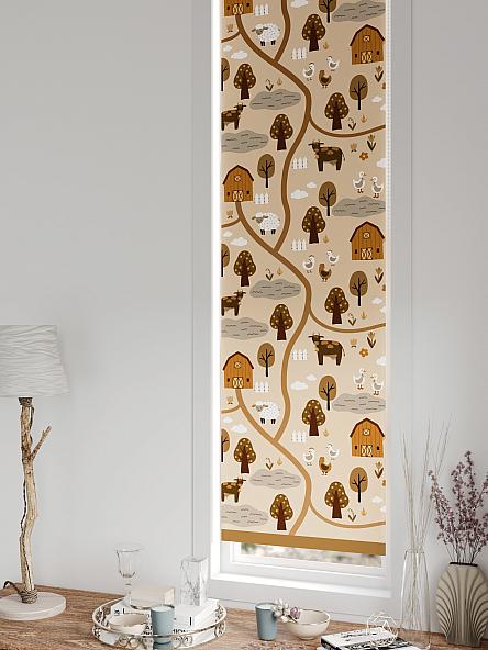 Рулонная штора для кухни для детской Ланетрикс - 619 - 52 см - фото 5