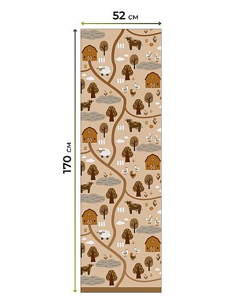 Рулонная штора для кухни для детской Ланетрикс - 619 - 52 см - фото 7