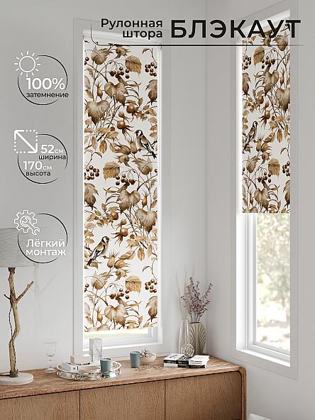 Рулонная штора для кухни для детской Ланетрикс - 620 - 52 см