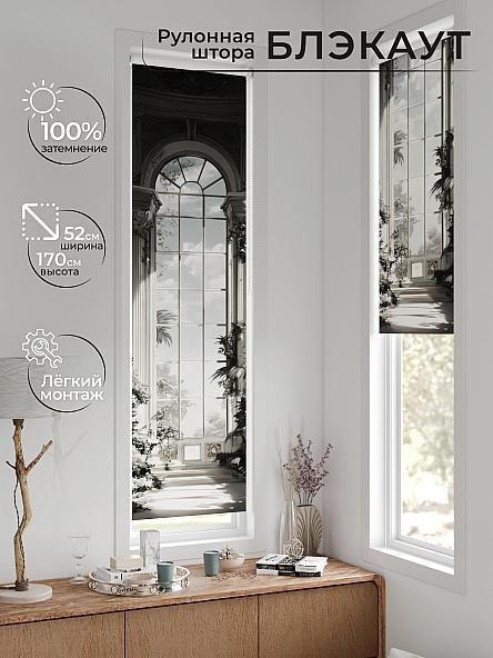 Рулонная штора для кухни для детской Ланетрикс - 637 - 52 см