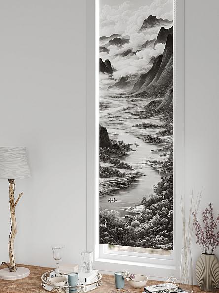 Рулонная штора для кухни для детской Ланетрикс - 640 - 52 см - фото 5