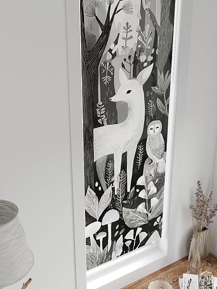 Рулонная штора для кухни для детской Ланетрикс - 645 - 52 см - фото 4