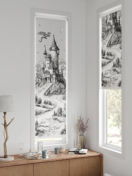 Рулонная штора для кухни для детской Ланетрикс - 646 - 52 см - фото 2