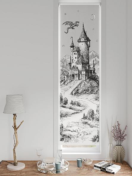 Рулонная штора для кухни для детской Ланетрикс - 646 - 52 см - фото 3