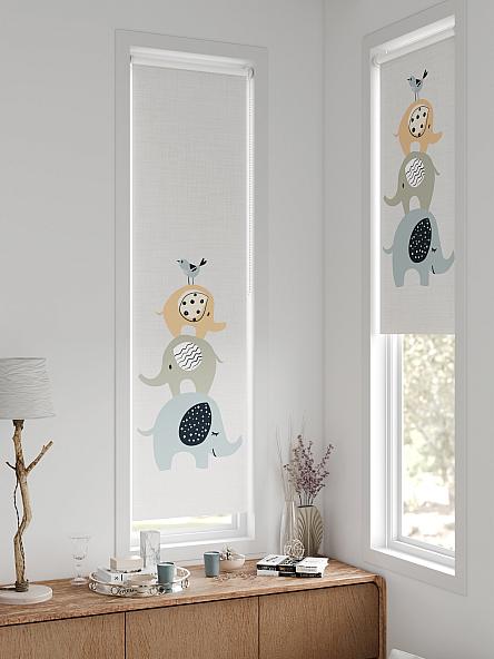 Рулонная штора для кухни для детской Ланетрикс - 648 - 52 см - фото 2