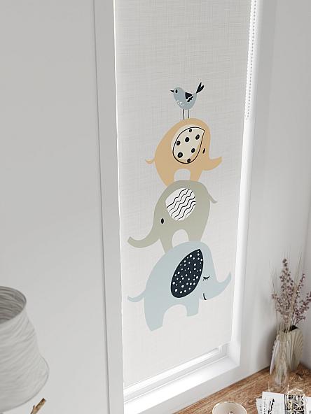 Рулонная штора для кухни для детской Ланетрикс - 648 - 52 см - фото 4