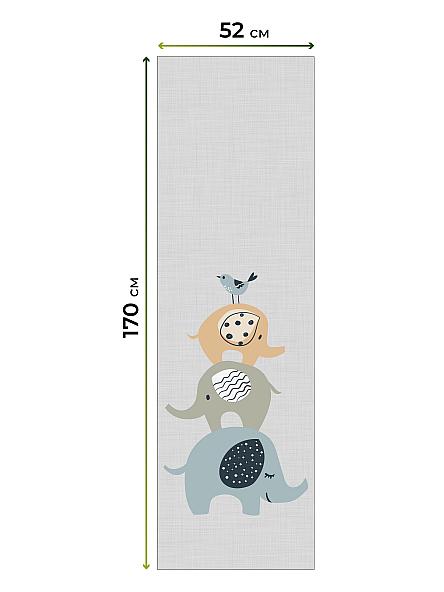 Рулонная штора для кухни для детской Ланетрикс - 648 - 52 см - фото 7