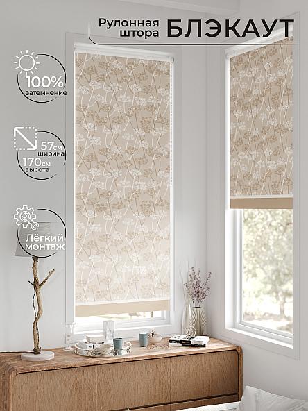 Рулонная штора для кухни для детской Лирстик - 582 - 57 см