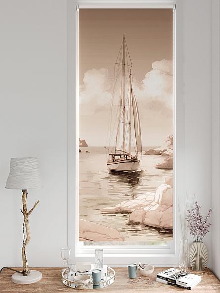 Рулонная штора для кухни для детской Лирстик - 584 - 57 см - фото 3