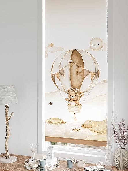 Рулонная штора для кухни для детской Лирстик - 587 - 57 см - фото 5