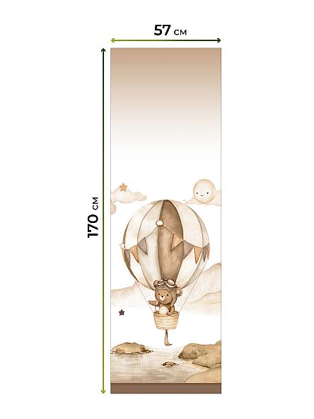 Рулонная штора для кухни для детской Лирстик - 587 - 57 см - фото 7