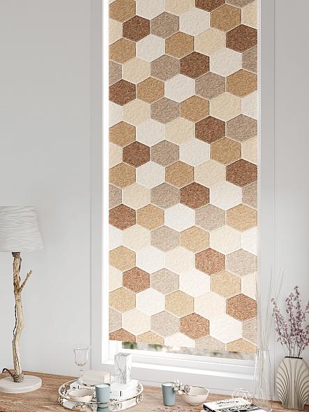 Рулонная штора для кухни для детской Лирстик - 590 - 57 см - фото 5