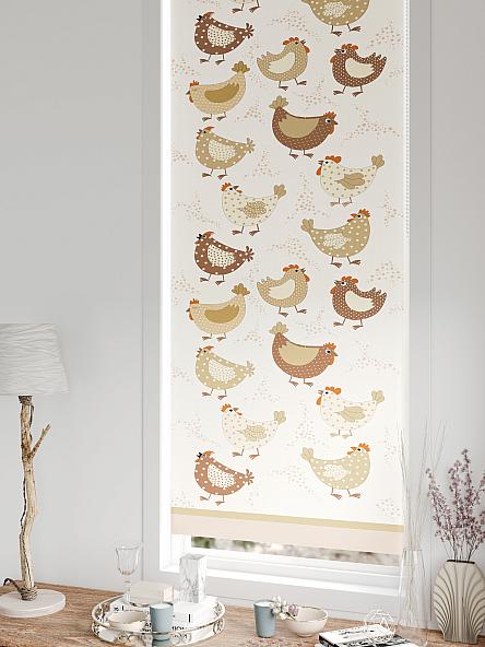 Рулонная штора для кухни для детской Лирстик - 591 - 57 см - фото 5