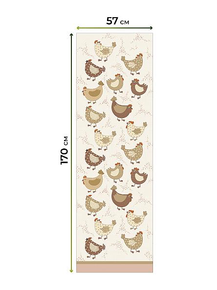 Рулонная штора для кухни для детской Лирстик - 591 - 57 см - фото 7