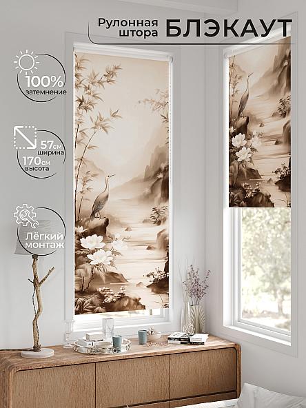 Рулонная штора для кухни для детской Лирстик - 597 - 57 см