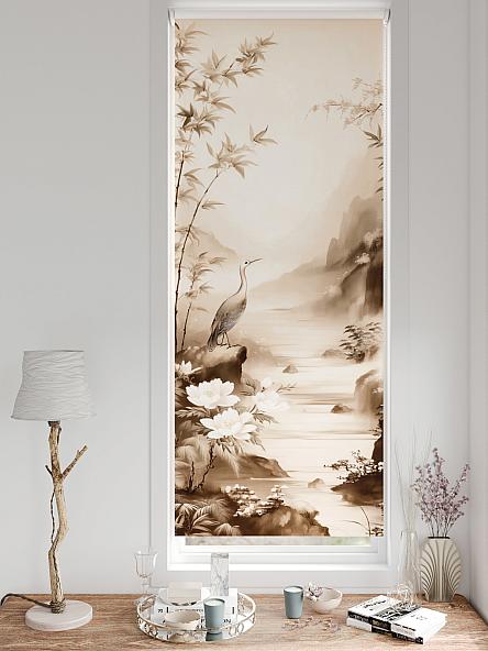 Рулонная штора для кухни для детской Лирстик - 597 - 57 см - фото 3