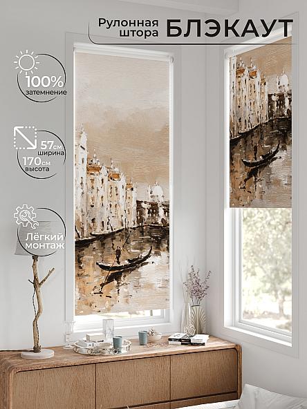 Рулонная штора для кухни для детской Лирстик - 602 - 57 см