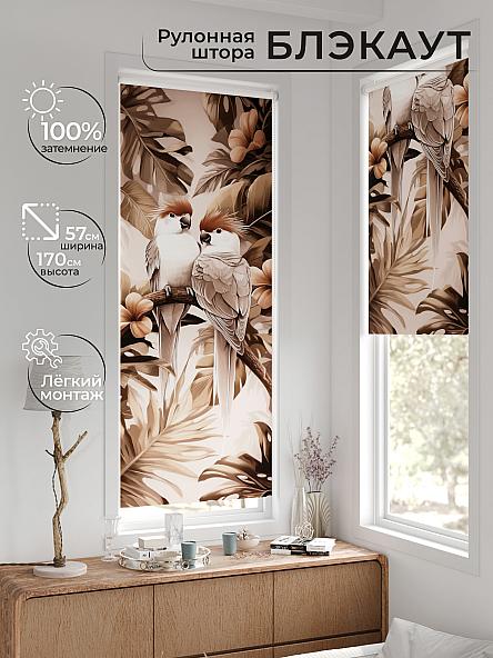 Рулонная штора для кухни для детской Лирстик - 607 - 57 см