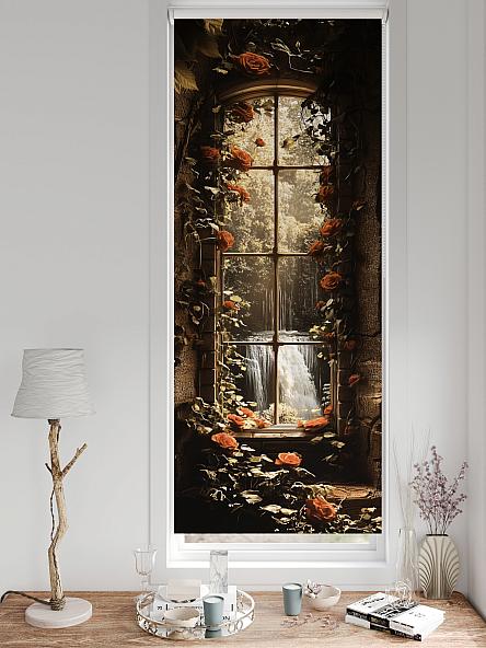 Рулонная штора для кухни для детской Лирстик - 610 - 57 см - фото 3