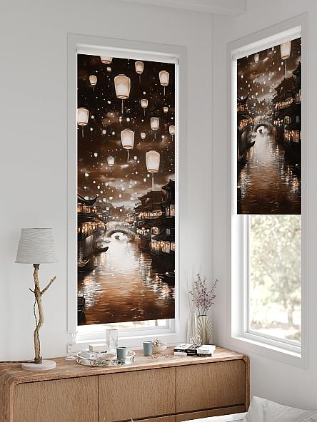 Рулонная штора для кухни для детской Лирстик - 611 - 57 см - фото 2