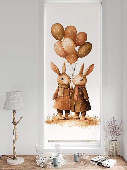 Рулонная штора для кухни для детской Лирстик - 615 - 57 см - фото 3