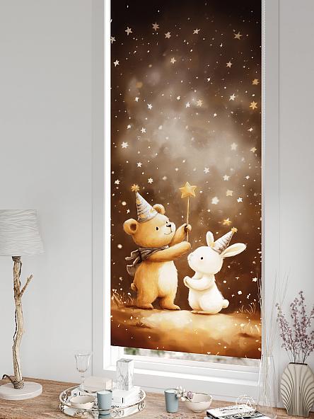 Рулонная штора для кухни для детской Лирстик - 616 - 57 см - фото 5