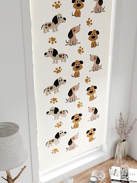 Рулонная штора для кухни для детской Лирстик - 617 - 57 см - фото 4