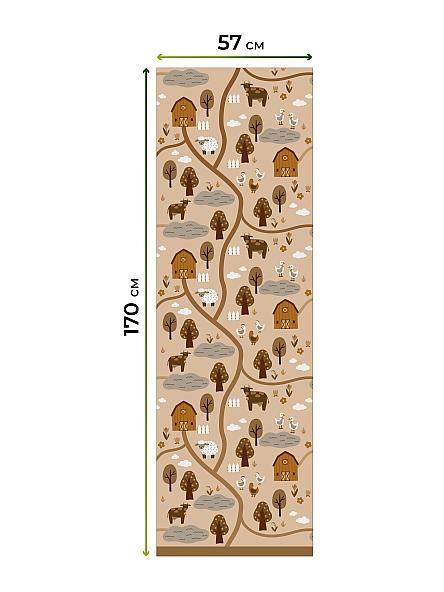Рулонная штора для кухни для детской Лирстик - 619 - 57 см - фото 7