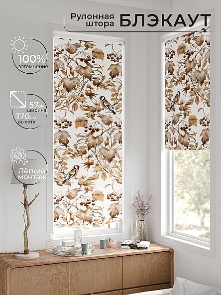 Рулонная штора для кухни для детской Лирстик - 620 - 57 см