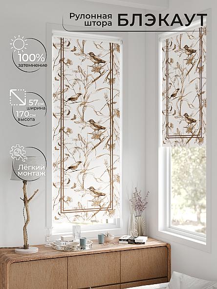 Рулонная штора для кухни для детской Лирстик - 627 - 57 см