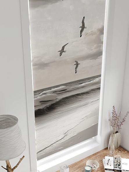 Рулонная штора для кухни для детской Лирстик - 628 - 57 см - фото 4