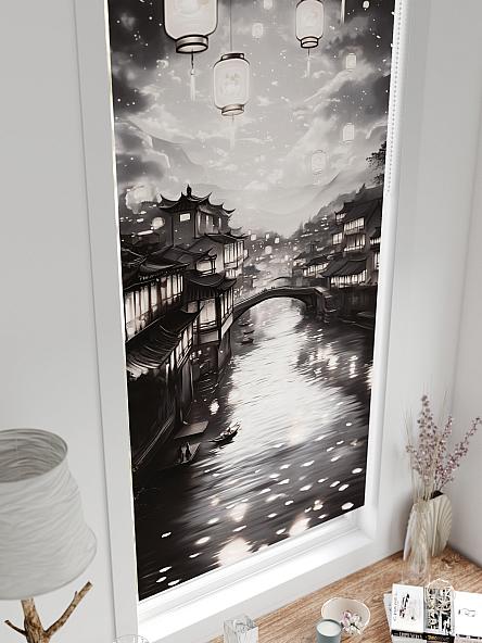 Рулонная штора для кухни для детской Лирстик - 629 - 57 см - фото 4