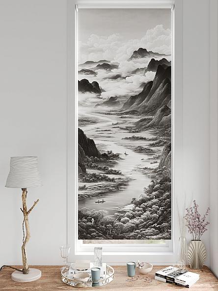 Рулонная штора для кухни для детской Лирстик - 640 - 57 см - фото 3