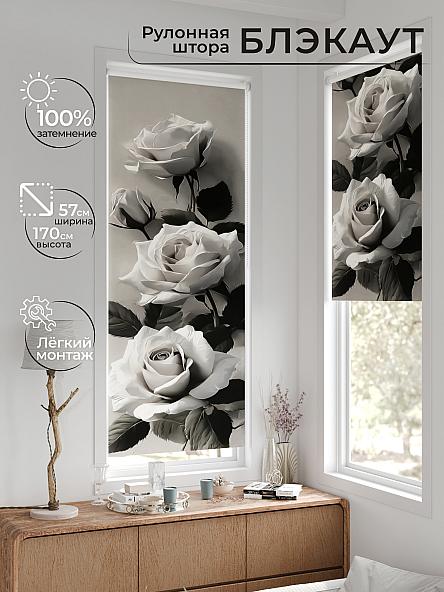 Рулонная штора для кухни для детской Лирстик - 644 - 57 см