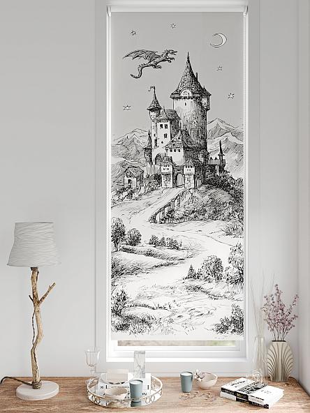 Рулонная штора для кухни для детской Лирстик - 646 - 57 см - фото 3