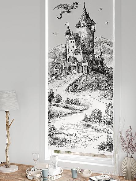 Рулонная штора для кухни для детской Лирстик - 646 - 57 см - фото 5