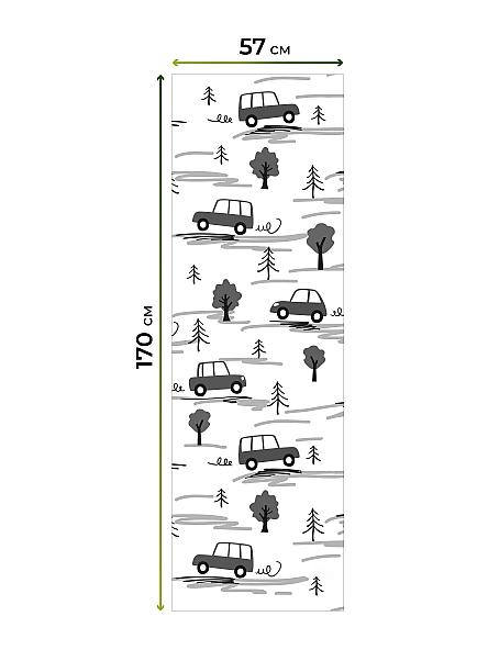 Рулонная штора для кухни для детской Лирстик - 647 - 57 см - фото 7
