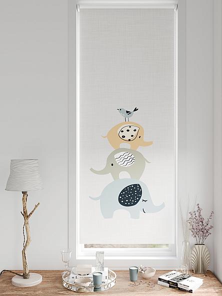 Рулонная штора для кухни для детской Лирстик - 648 - 57 см - фото 3