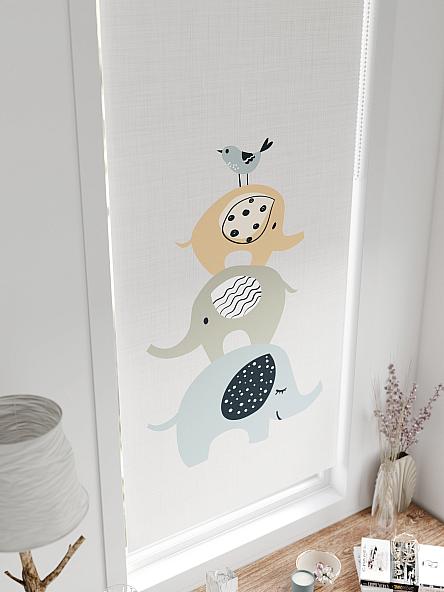 Рулонная штора для кухни для детской Лирстик - 648 - 57 см - фото 4