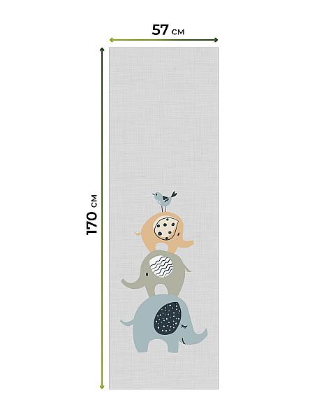 Рулонная штора для кухни для детской Лирстик - 648 - 57 см - фото 7