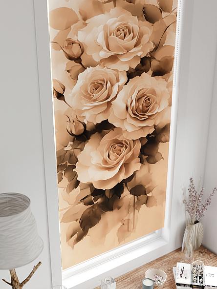 Рулонная штора для кухни для детской Лертонт - 573 - 62 см - фото 4