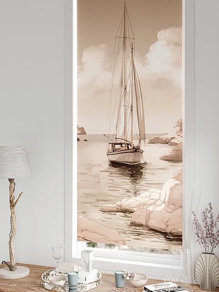 Рулонная штора для кухни для детской Лертонт - 584 - 62 см - фото 5