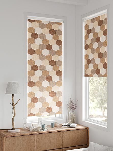 Рулонная штора для кухни для детской Лертонт - 590 - 62 см - фото 2