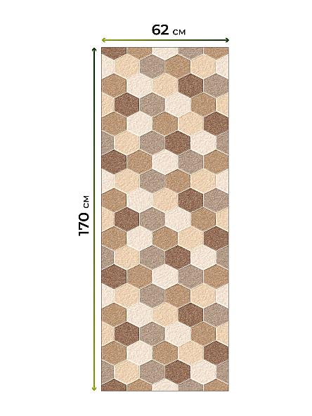 Рулонная штора для кухни для детской Лертонт - 590 - 62 см - фото 7