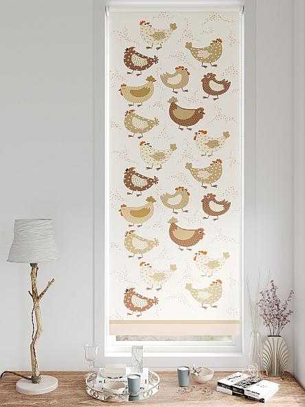 Рулонная штора для кухни для детской Лертонт - 591 - 62 см - фото 3