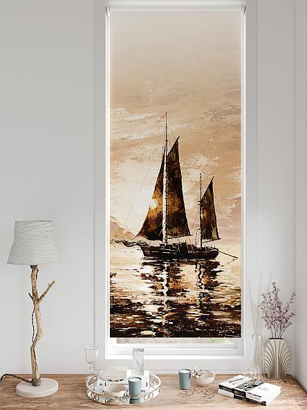 Рулонная штора для кухни для детской Лертонт - 603 - 62 см - фото 3