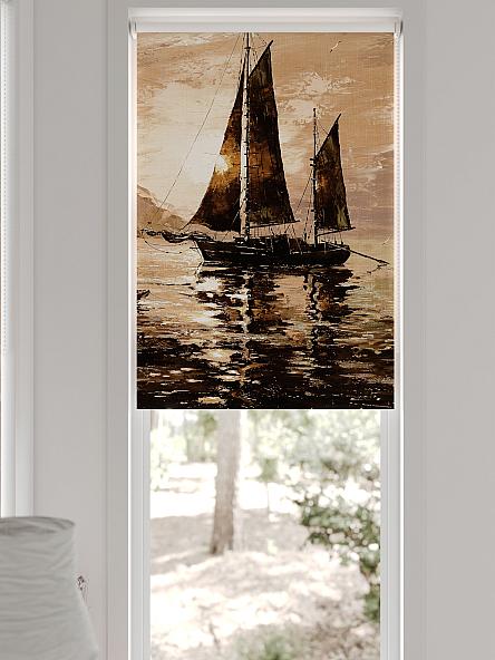 Рулонная штора для кухни для детской Лертонт - 603 - 62 см - фото 6