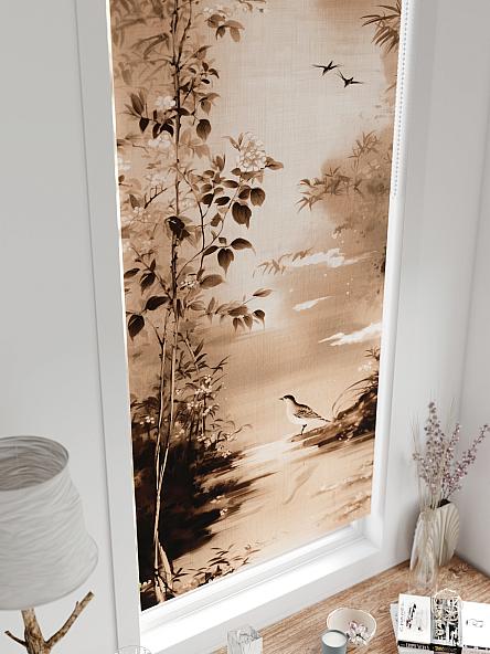 Рулонная штора для кухни для детской Лертонт - 605 - 62 см - фото 4