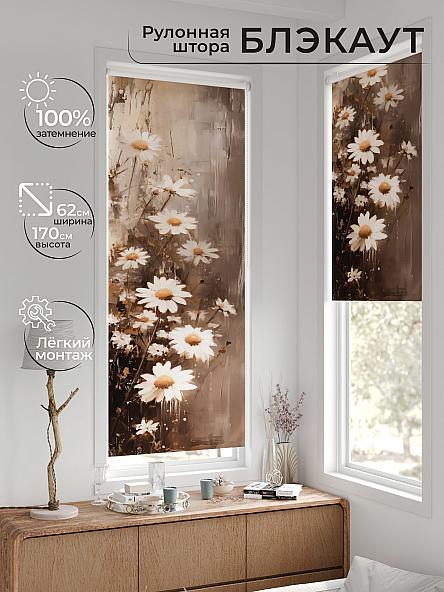 Рулонная штора для кухни для детской Лертонт - 608 - 62 см